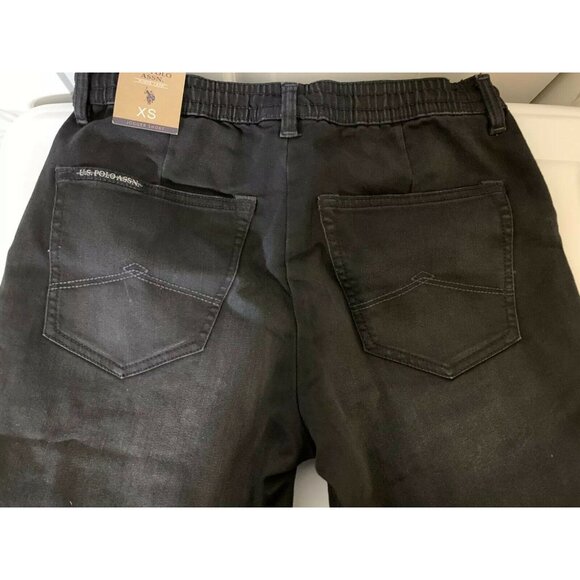 New US Polo Assn Men’s Sz XS Black Casual Stretch Flat Front Shorts NWT - Picture 6 of 6